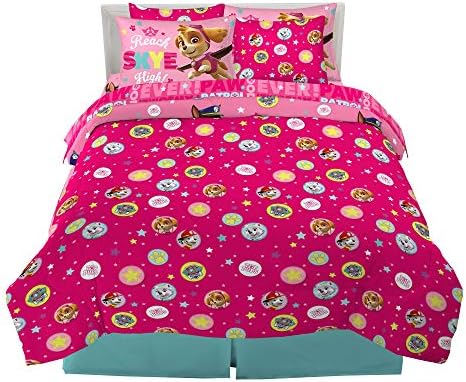 Paw Patrol Girls Kids Bedding Super Soft Comforter And Sheet Set With Sham, 7 Piece Full Size, (Official) Nickelodeon Product By Franco - Image 2