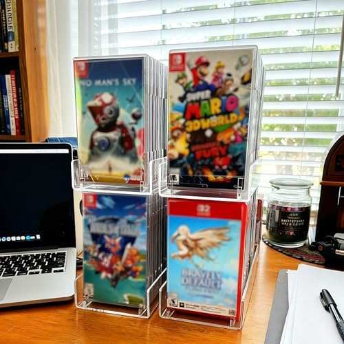 WEIMINLI 12-Game Case Holder & Organizer for Nintendo Switch, Clear Acrylic - Image 5