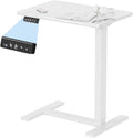 Ywin Electric Overbed Table with Wheels, Height Adjustable by Unknown