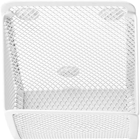 Magnetic Pencil Holder,Mesh Stainless Steel Pen Basket, Metal Writing Utensil Storage Organizer for Whiteboard,Blackboard,Kitchen, Locker, Home, or Office - Image 5
