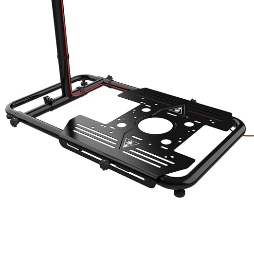 Turtle Beach VelocityOne Universal Stand for Flight Simulation & Racing Simulation Accessories with adjustable height design, metal construction, and fold flat design for PC & Xbox – Black - Image 8