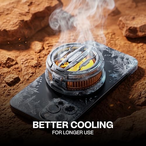 Thermoelectric RGB TurboFan Phone Cooler (Peltier Effect Semiconductor Technology) with Magnet & Autometic Temperature Control, USB Type-C, Mini Fan and Small Cooler for Tablets and Smartphones - Image 6