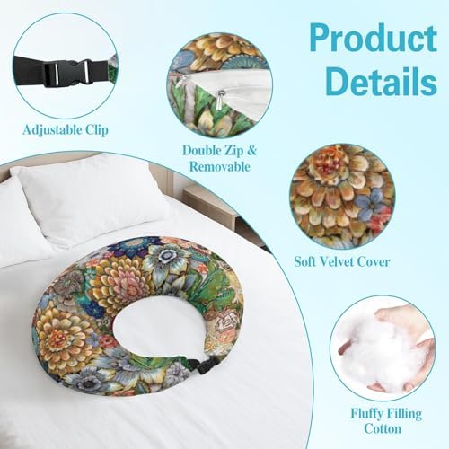 Queen Hero Lap Pillow for Reading & Gaming Lap Desk Pillows for Crocheting & Crafting with Elbow & Arm Support Cushion for Ergonomic Use on Bed and Couch - Image 4
