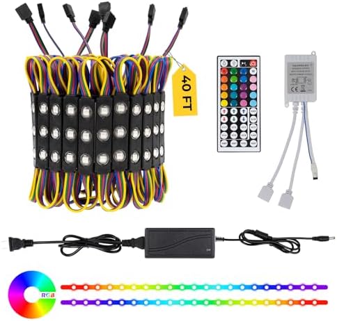 Dyna-Living LED Storefront Lights for Business Window LED Strip Light 40FT by Dyna-Living
