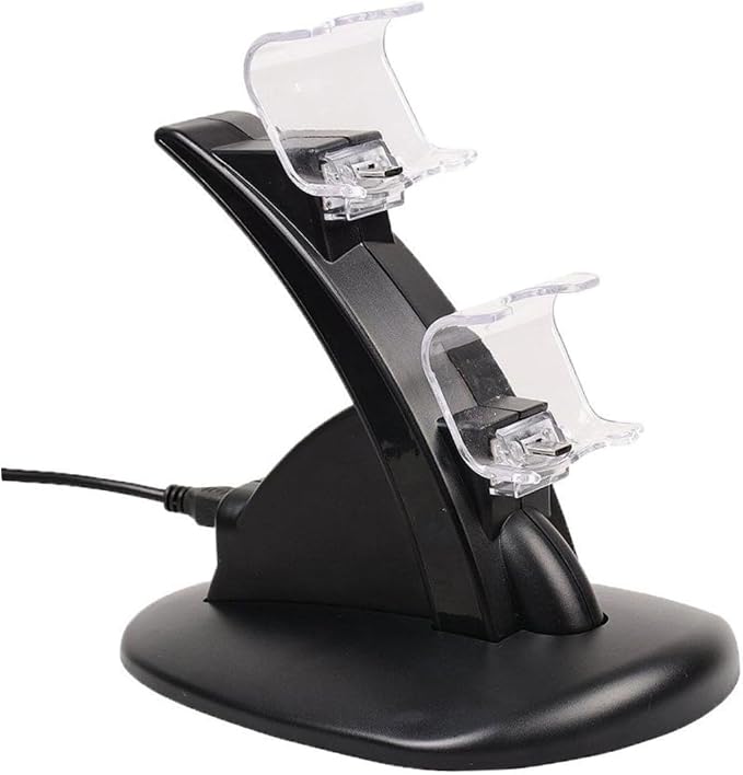 Controller Charger Charging Station Dual USB Charging Dock for Pro Slim Controllers with Led Indicator for Gamepad Storage - Image 9