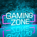 SYLHOME Gaming Zone Led Neon Light Sign Gamer Game Room Man Cave Wall Decor by SYLHOME