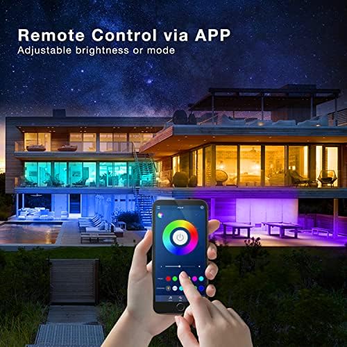 phopollo 200FT LED Strip Lights for Bedroom RGB Color Changing - Image 3