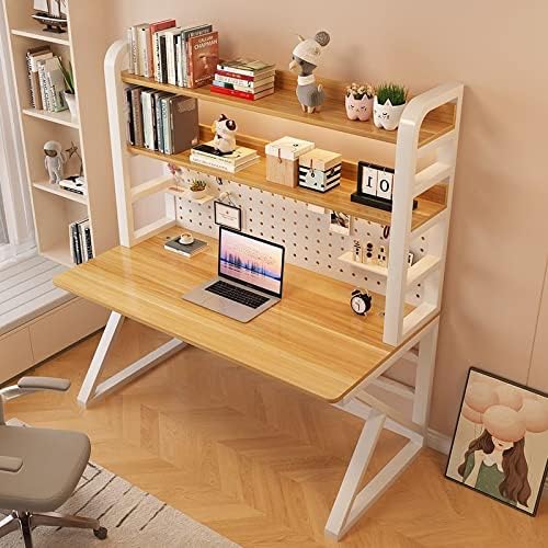 Pegboard Wall Organizer Panels.Computer Desk with Shelves & Pegboard – Stylish Home Office Desk, Easy Assembly for Students & Professionals, Space-Saving Workstation with Storage Solutions by Unknown