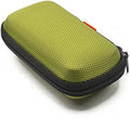 Green Rectangle Small EVA Case, Lightweight Hard Shell Zipper Pouch by GLCON