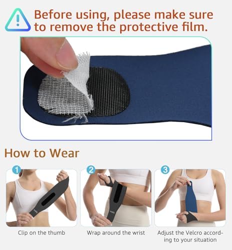 Ultra Thin and Soft Wrist Brace Wrist Wraps for Men and Women, Adjustable Wrist Support for Basketball Tennis Badminton Yoga Carpal Tunnel Syndrome, Pack of 2 (Black) - Image 2