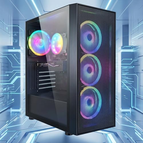 STGAubron Gaming PC Desktop,Corei7 8th Gen,RX 580 8G,16G DDR4,512G SSD - Image 4