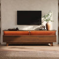 70.9” TV Stand for Living Room with Cable Management, Hidden Power Station by HAUOMS