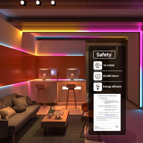 BTF-LIGHTING 16.4FT WS2811 Dual IC Chasing RGBCCT DC24V COB LED Strip IP66 - Image 2