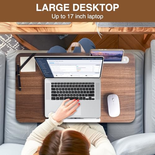 wishacc Lap Desk 24 inches Extra Large - Versatile and Comfortable for Work and Leisure - Image 3