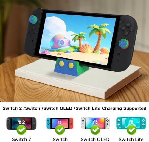 HEIYING Switch Charging Dock for Switch/Switch Lite/Switch OLED, Portable Switch Charging Base Stand with Type C Port,Replacement Compatible with Official Switch Charger Stand - Image 6