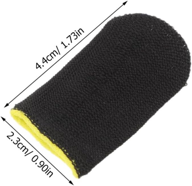Gadpiparty Gaming Finger Sleeves 30pcs with Enhanced Touch Sensitivity Carbon Fiber and Sweatproof Comfort, Breathable Anti-Slip Thumb Covers for Mobile and Tablet for Game Players - Image 2