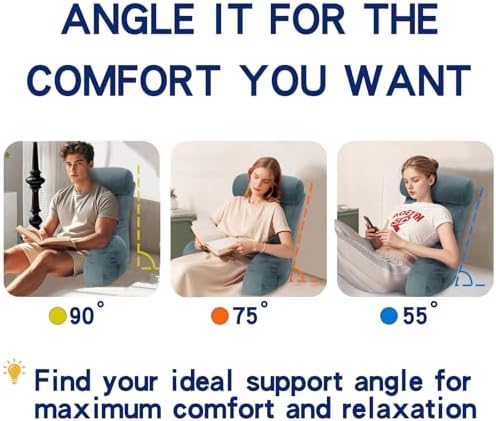 Reading Pillows for Sitting in Bed Adult - Image 4