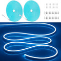 2PCS/10M/32.8FT/Ice Blue LED Rope Light - Flexible and Waterproof 12V Neon Strip with Mounting Accessories for Creative Indoor & Outdoor Lighting [Adapter Not Included] by OWOFYDRForprofessional