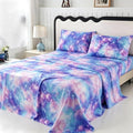 SDIII 4PCS Colorful Galaxy Queen Sheets Set Soft Microfiber Space Sheets Queen Dreamy Galaxy Bedding Sheet Set for Girls Boys Kids Teens All Season by SDIII
