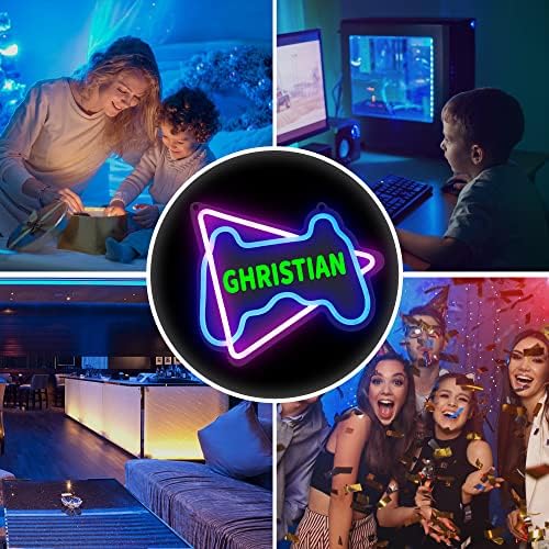 YuanDian Customized Gamer Neon Sign, Game Controller LED Neon Lights for Game Room Wall Decor, Gift Ideas for Boys Gamers Nephew Men Teen Son Grandson - Image 6
