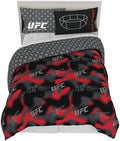 UFC Fight Night Bedding Set, Full Size 7 Piece Set Super Soft Cozy Reversible Comforter and Sheet Set with Sham, (100% Officially Licensed Product) by Franco by Franco