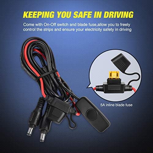 Nilight 3PCS 60 Inch Truck Bed Light Kit 270 LEDs - Image 5