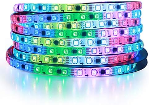 ALITOVE WS2811 12V RGB IC Addressable LED Strip Lights 16.4ft 300LEDs IP65 by ALITOVE