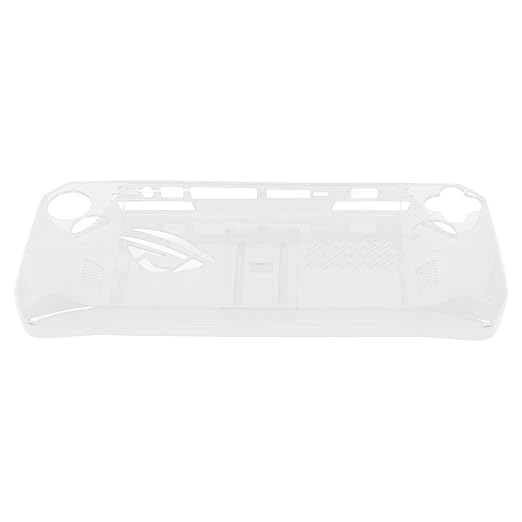 Clear Shockproof TPU Protective Case for ROG Ally Handheld 2023, Transparent Game Console Cover with Foldable Stand and Non - Slip Grip for Gaming Comfort (Transparent) by Unknown
