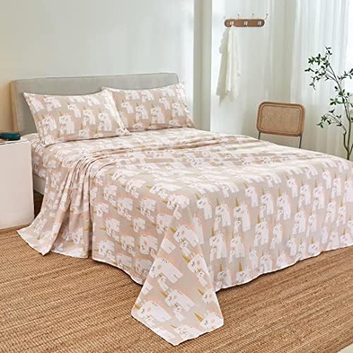JSD Pink Unicorn Kids Full Sheet Set for Girls 4 Piece - Image 2