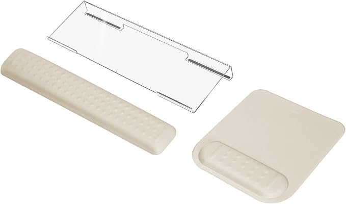 MOSISO Keyboard Stand&Wrist Rest Support for Keyboard &Mouse Pad Set by MOSISO