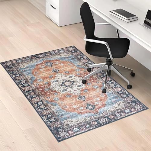 Office Chair Mat 36"x48", Hardwood Floor Protector Mats Under Computer Desk | Odorless, Easy Glide, Heavy Duty 1/5" Thick Computer Gaming Chair Mat, Anti-Slip, Non- Curve, Floor Rug for Home Office by WelcometoHome
