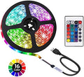 ACONDE 3.28 feet USB LED Strip Lights, DIY Indoor Decoration, TV Backlight, 24 Keys Remote by ACONDE
