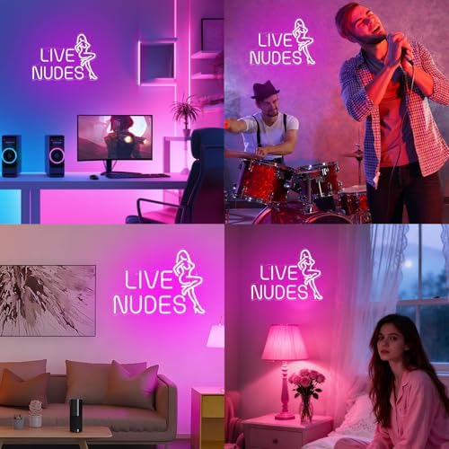 Lady Neon Sign Dimmable Pink LED Lights Bar Club Lounge Man Cave Wall Art - Image 6