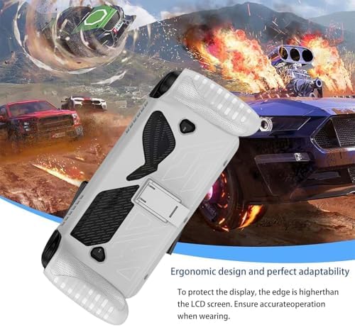 Case for ASUS ROG Xbox Ally X(2025),NOUKAJU Game Console Case,Anti-Drop, Anti-Scratch,Shockproof,Silicone Protective Cover for ASUS ROG Xbox Ally Handheld Video Game Console(White) - Image 7