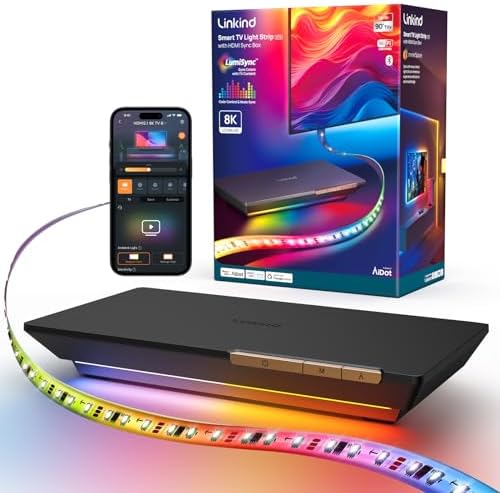 Linkind HDMI 2.1 Sync Box with 8K60Hz & 4K120Hz TV Backlight by Linkind