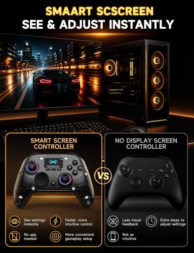 AOC PC Controller with Interactive Screen, Hall Effect Sticks & Triggers - Image 3