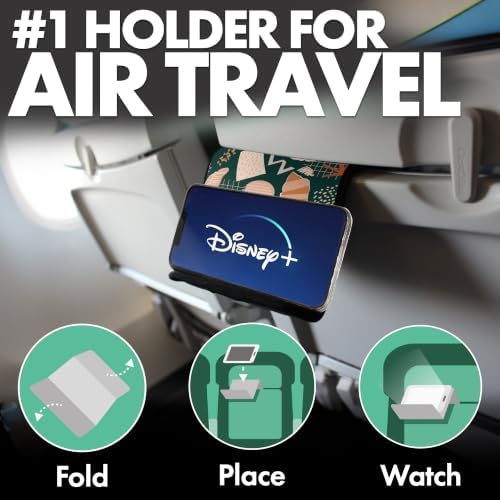 Flight Flap Airplane Phone Holder - Foldable Phone Stand for Plane Travel - Image 2