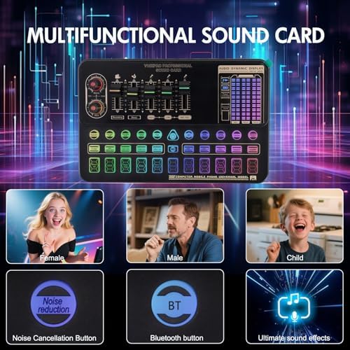 Also GO Podcast Equipment Bundle, V10XPRO Audio Mixer with Voice Changer - Image 4