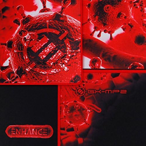 ENHANCE Extended Large Gaming Mouse Pad - XL Mouse Mat (31.5" x 13.75") Anti-Fray Stitching for Professional eSports with Low-Friction Tracking Surface and Non-Slip Backing - Red - Image 6