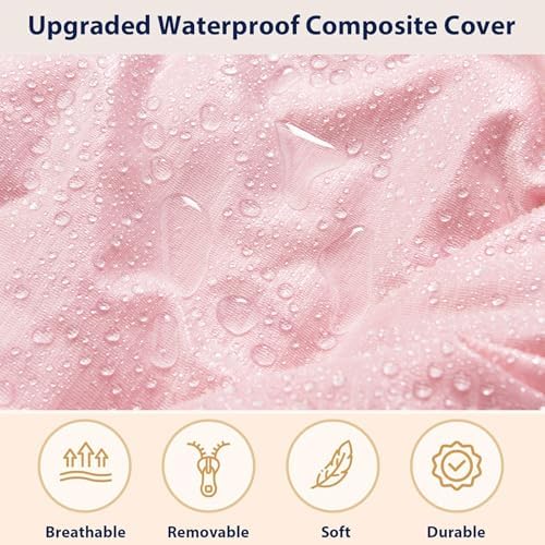 Fluffy Bean Bag for Stuffed Animals Storage, Faux Fur Washable Bean Bag Chair Cover(No Filler) for Textile Plush Toys, Beanbag Chair Cover for Adults Kids Teens, 5FT, Pink - Image 7