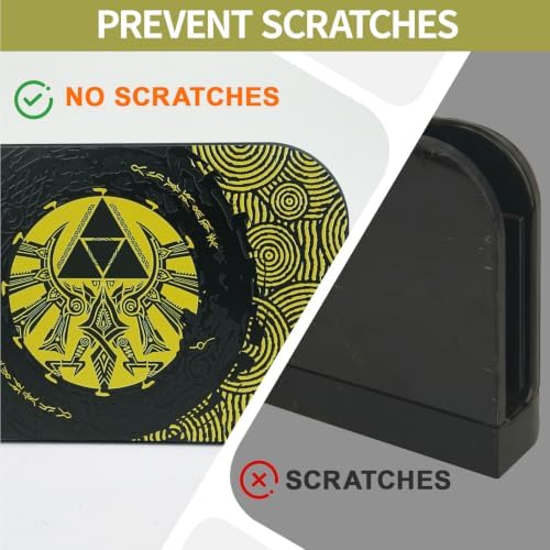 TIKOdirect Faceplate Cover for Nintendo Switch 2 Charging Dock, Hard PC Slim Shell Anti-Scratch [No Screwdriver Installation] Faceplate Protection Shell Case for Switch 2 Dock, Black Z - Image 3