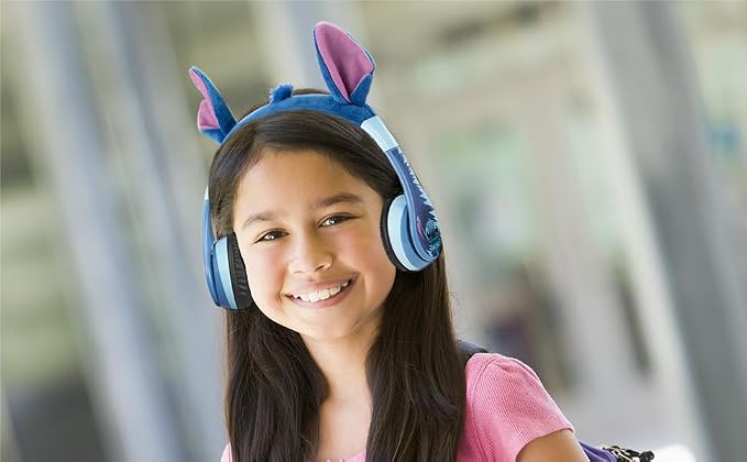 Disney Stitch Bluetooth Headphones for Kids, Wireless Headphones for School - Image 5