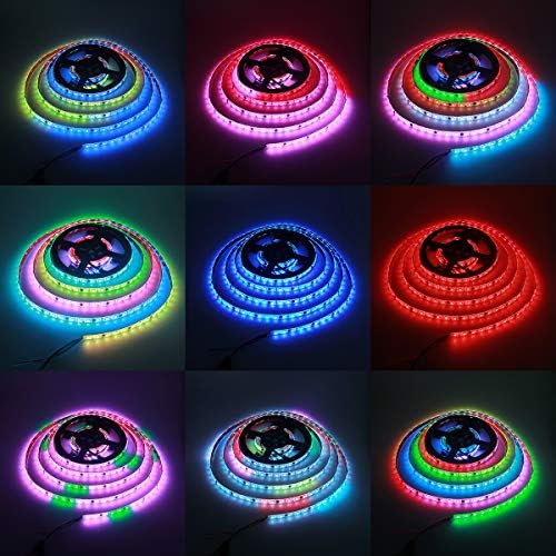 ALITOVE WS2811 12V RGB IC Addressable LED Strip Lights 16.4ft 300LEDs IP65 - Image 5