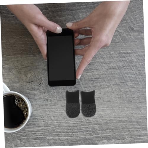 balacoo 10pairs Fiber Gaming Gloves Touchscreen Thumb Sleeves for Mobile Antisweat Breathable Precision Control for Gaming and Phone Use - Image 6