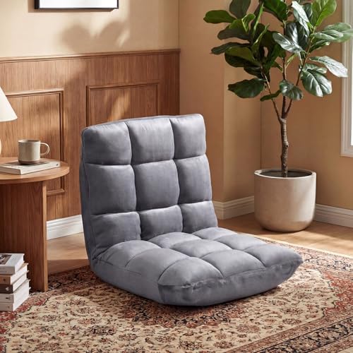 COSTWAY Floor Chair, Video Gaming Chairs with Back Support - Image 4