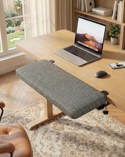 Office, Computer, Gaming arm Stand - Foldable, No Odor Ergonomic Armrest Bracket for (Grey 15.7 * 7.9IN) - Image 2