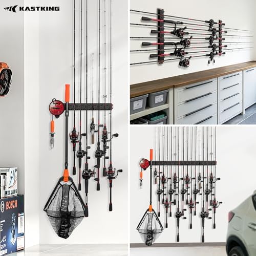 KastKing GravityLock V9 Vertical Fishing Rod Holder, Holds 9 Fishing Rods - Image 6