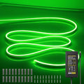 LED Strip Lights - Bright and Durable Neon Rope Lights 16.4ft/5m for Lighting Decoration Indoors Outdoors[Power Adapter Included] Neon Light Strip Green by OWOFYDRForprofessional