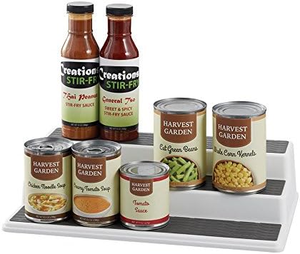 Copco 3-Tier Cabinet Spice Rack Organizer, 10 Inch Tiered Shelf Riser for Kitchen Cabinets, Pantry, and Countertop - Holds Spices, Seasonings, Oils, and Condiments - Image 4