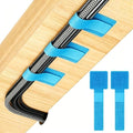 Cable Straps Hook and Loop Cable Ties, Blue, 100Pcs by LoopStraps